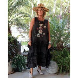 Jaded Gypsy Create Change Dress & Overlay - Midnight NEW